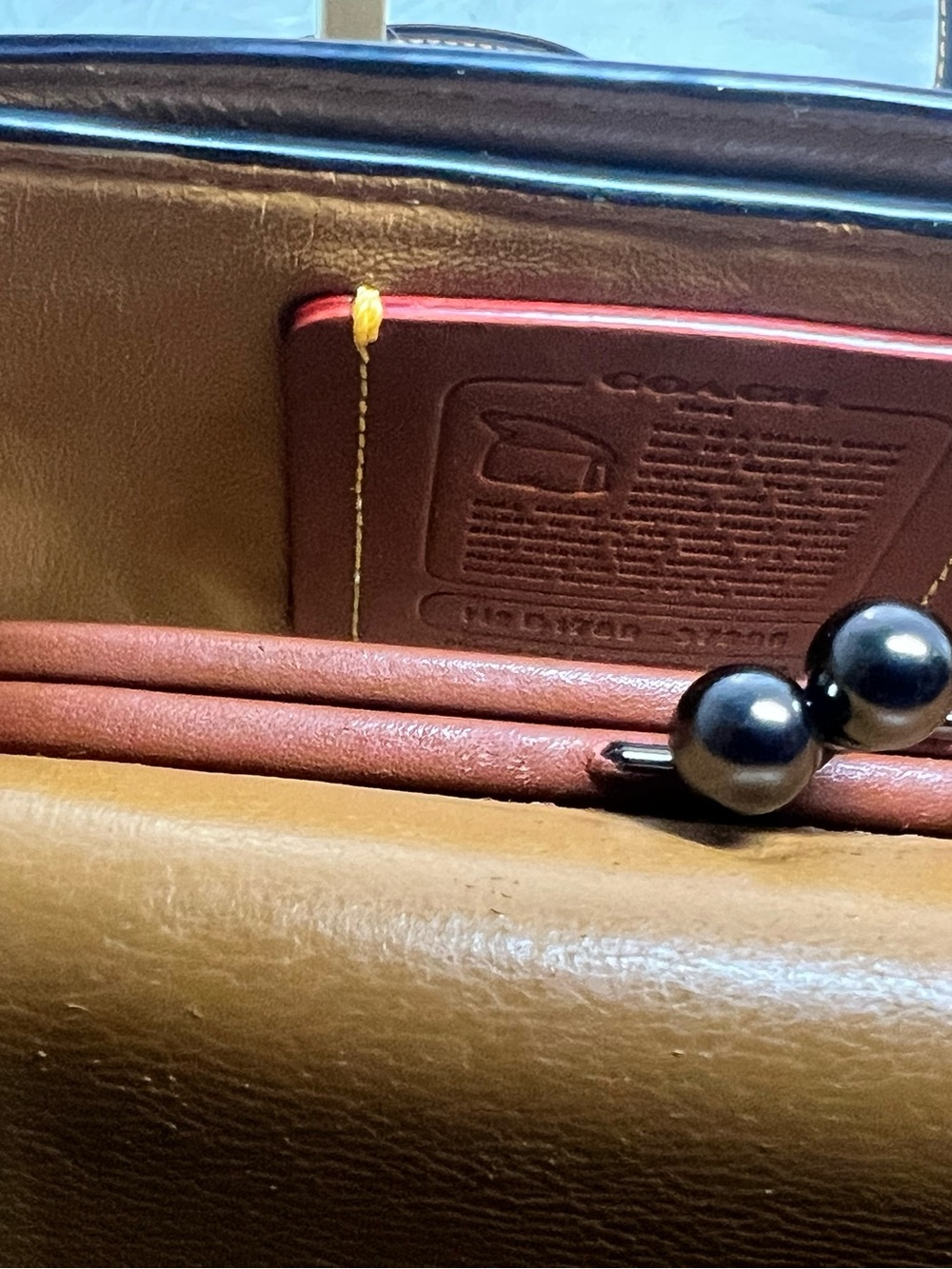 Coach Dinky 1941 Black Glove Leather Crossbody Bag - Picture 11 of 15
